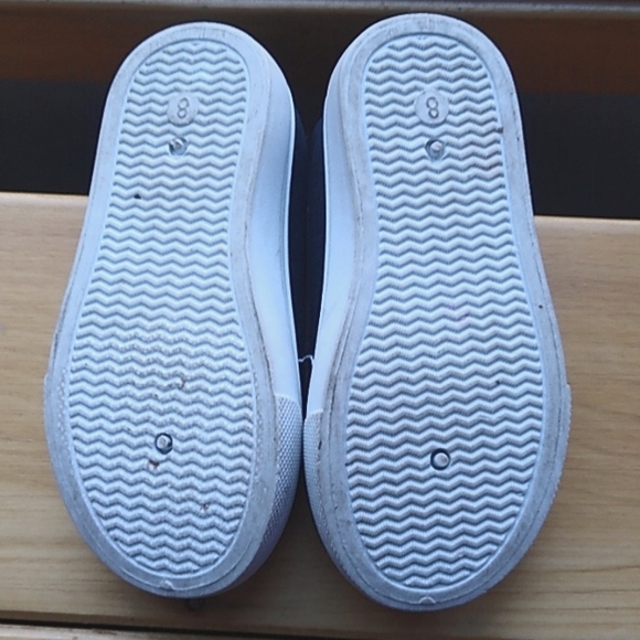 Kidgets Toddler Black Sneakers Sz 8 boys/girls - Picture 7 of 7